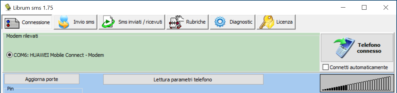 Invio sms pc